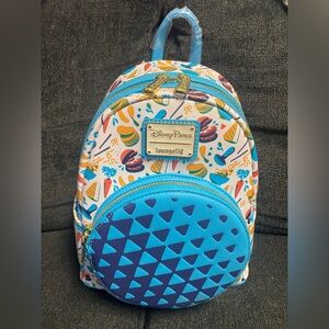 Loungefly Disney Parks Epcot International Food & Wine Festival 2023 Backpack